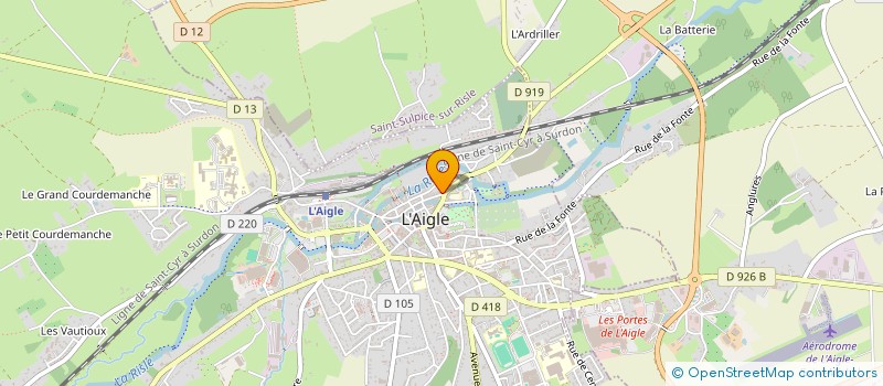 localisation de l'entreprise MONSIEUR CLAUDE MAGNANI à L'AIGLE