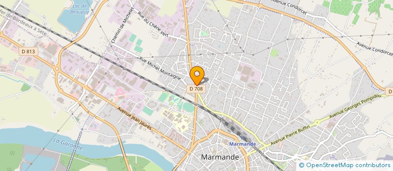 localisation de l'entreprise MONSIEUR CLAUDE MAGRIN à MARMANDE