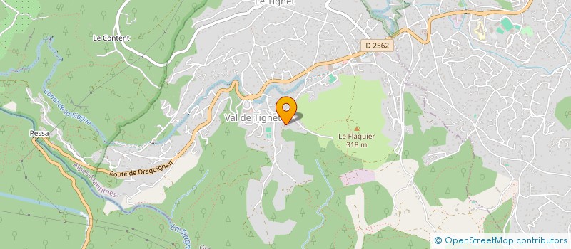 localisation de l'entreprise MONSIEUR CLAUDE MAHIEUX à LE TIGNET