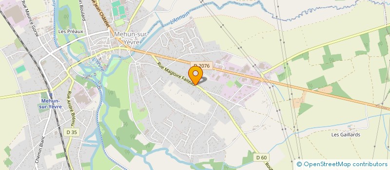 localisation de l'entreprise MONSIEUR CLAUDE MAHIEUX  MEHUN-SUR-YEVRE