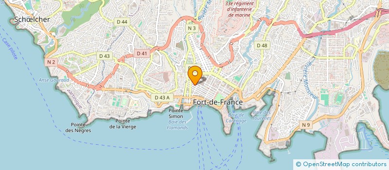 localisation de l'entreprise MONSIEUR CLAUDE MAHMUD à FORT-DE-FRANCE