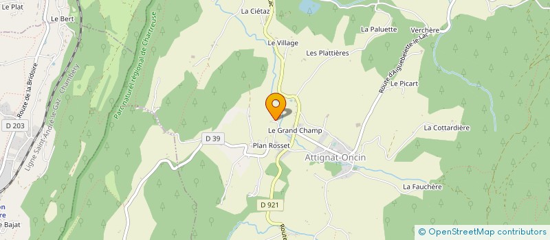 localisation de l'entreprise MONSIEUR CLAUDE MAILLAND à ATTIGNAT-ONCIN