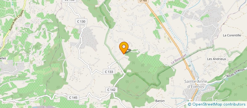 localisation de l'entreprise MONSIEUR CLAUDE MAILLET  LE BEAUSSET