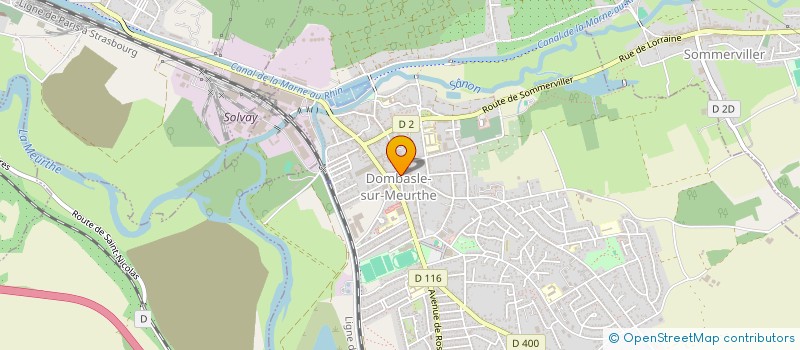 localisation de l'entreprise MONSIEUR CLAUDE MAIRE  DOMBASLE-SUR-MEURTHE