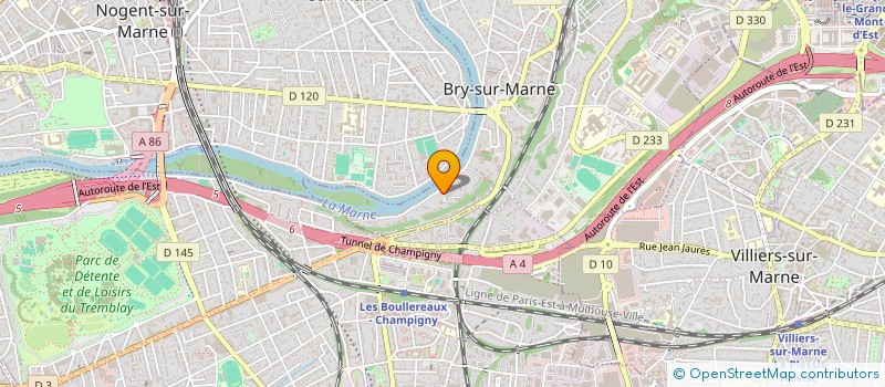 localisation de l'entreprise MONSIEUR CLAUDE MAIZERET  BRY-SUR-MARNE