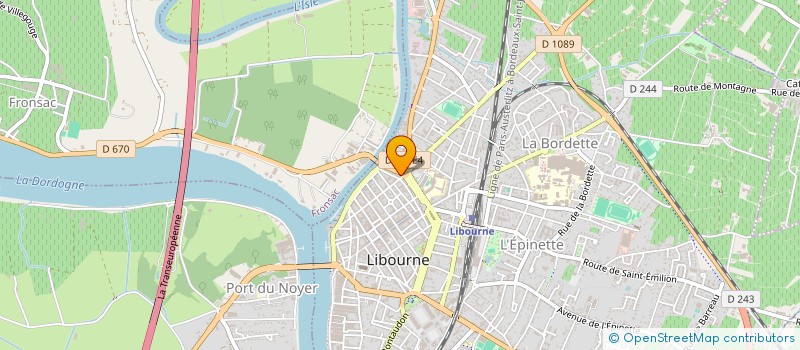 localisation de l'entreprise MONSIEUR CLAUDE MALLAIZE à LIBOURNE