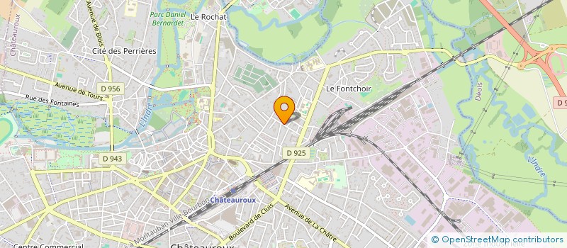 localisation de l'entreprise MONSIEUR CLAUDE MALLERET à CHATEAUROUX