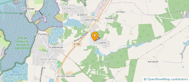 localisation de l'entreprise MONSIEUR CLAUDE MAMOU  LE HEZO