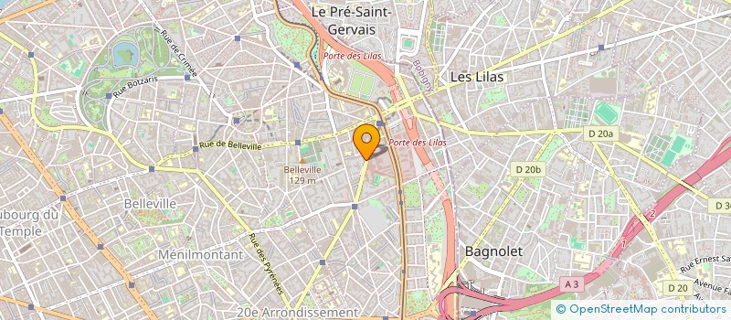 localisation de l'entreprise MONSIEUR CLAUDE MANCINI  PARIS