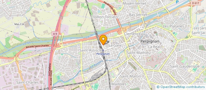 localisation de l'entreprise MONSIEUR CLAUDE MANONGO  PERPIGNAN