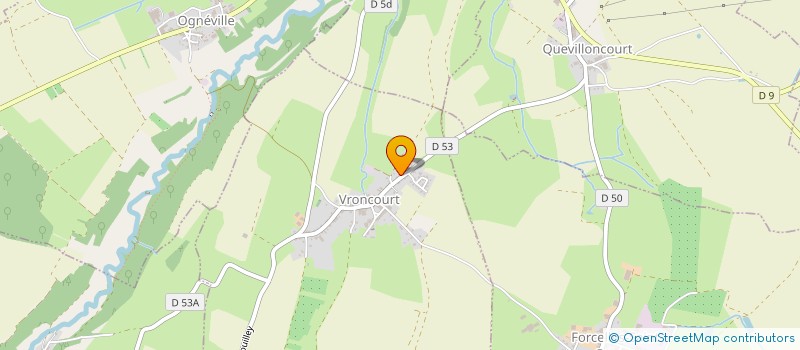 localisation de l'entreprise MONSIEUR CLAUDE MANSUY  VRONCOURT