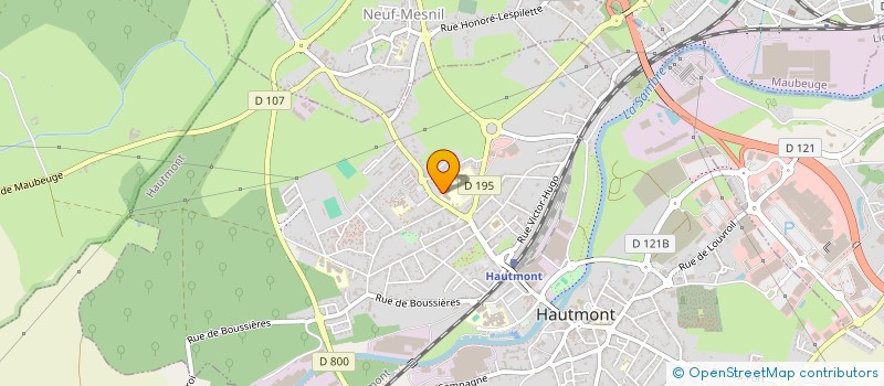 localisation de l'entreprise MONSIEUR CLAUDE MANTEL  HAUTMONT