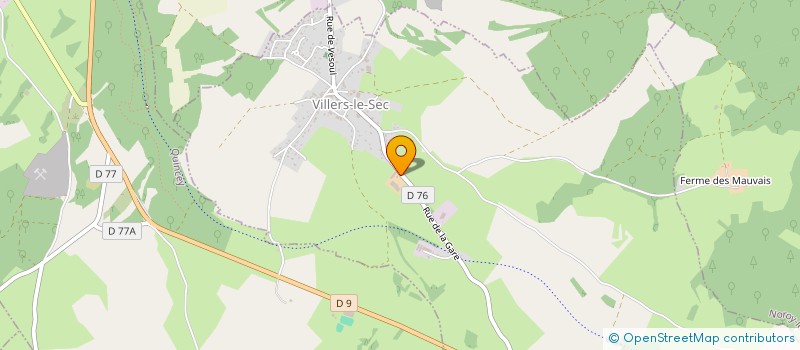 localisation de l'entreprise MONSIEUR CLAUDE MANTION  VILLERS-LE-SEC