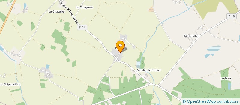 localisation de l'entreprise MONSIEUR CLAUDE MARCELLIN à AZAY-LE-FERRON