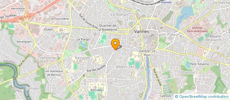 localisation de l'entreprise MONSIEUR CLAUDE MARCHAL à VANNES