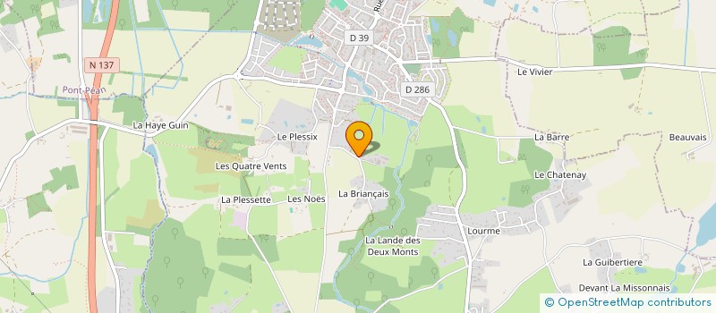 localisation de l'entreprise MONSIEUR CLAUDE MARCHAND à ORGERES