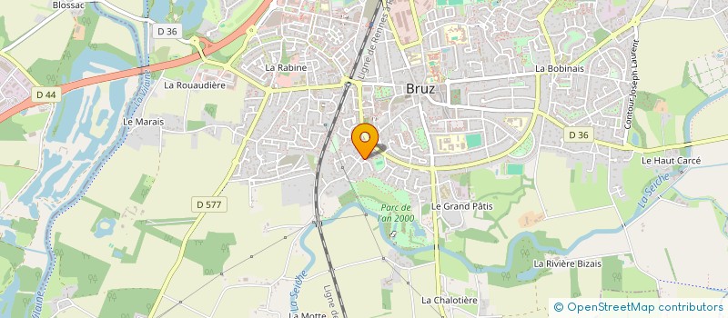 localisation de l'entreprise MONSIEUR CLAUDE MARCHAND à BRUZ