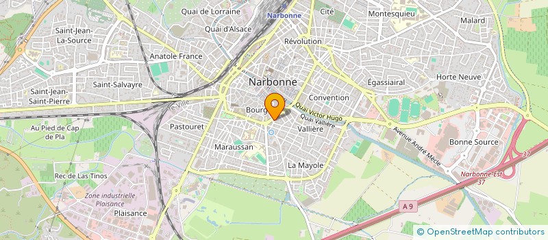 localisation de l'entreprise MONSIEUR CLAUDE MARCO à NARBONNE