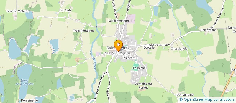 localisation de l'entreprise MONSIEUR CLAUDE MARECHAL à SAINT-ANDRE-SUR-VIEUX-JONC