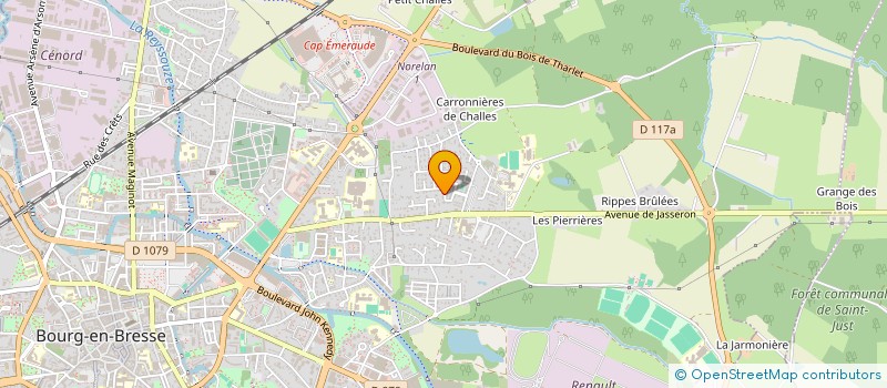 localisation de l'entreprise MONSIEUR CLAUDE MARECHAL à BOURG-EN-BRESSE