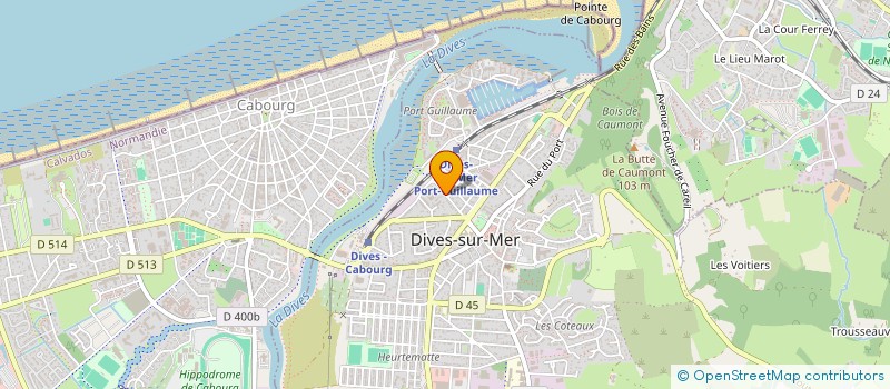 localisation de l'entreprise MONSIEUR CLAUDE MARIE à DIVES-SUR-MER