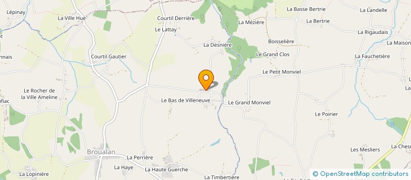 localisation de l'entreprise MONSIEUR CLAUDE MARIE à BROUALAN