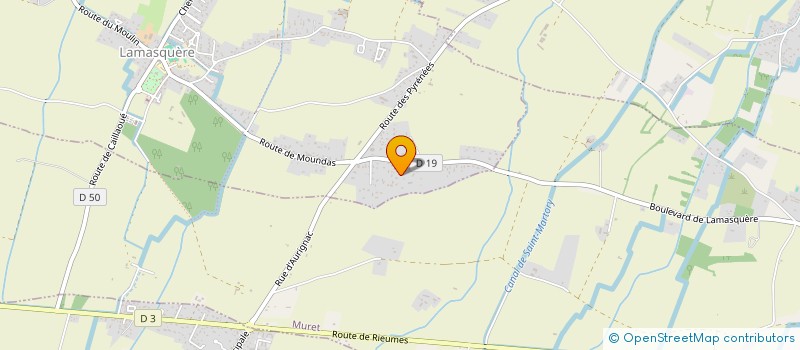 localisation de l'entreprise MONSIEUR CLAUDE MARIE  LAMASQUERE