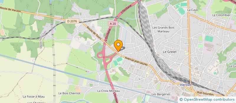 localisation de l'entreprise MONSIEUR CLAUDE MARLE à VIERZON