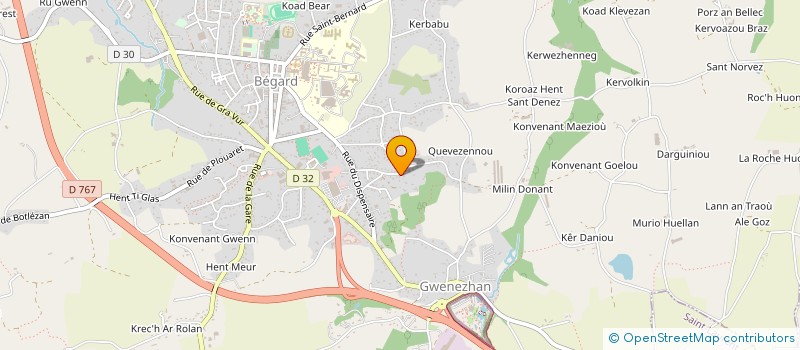 localisation de l'entreprise MONSIEUR CLAUDE MARLE  BEGARD