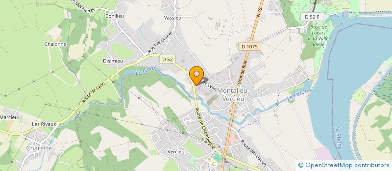 localisation de l'entreprise MONSIEUR CLAUDE MARQUE à PORCIEU-AMBLAGNIEU