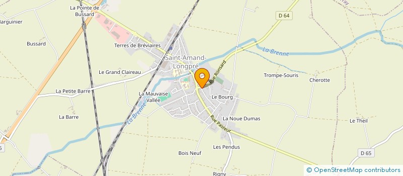 localisation de l'entreprise MONSIEUR CLAUDE MARQUENET  SAINT-AMAND-LONGPRE