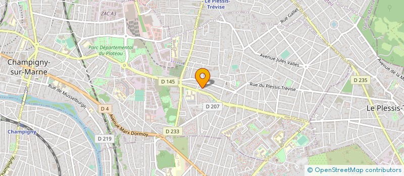 localisation de l'entreprise MONSIEUR CLAUDE MARQUES à CHAMPIGNY-SUR-MARNE