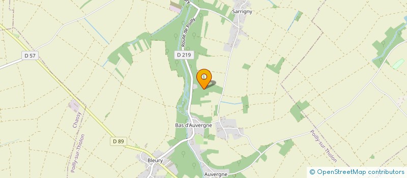 localisation de l'entreprise MONSIEUR CLAUDE MARRIERE  POILLY SUR THOLON