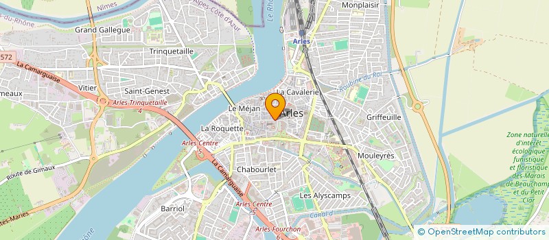 localisation de l'entreprise MONSIEUR CLAUDE MARSAUD  ARLES