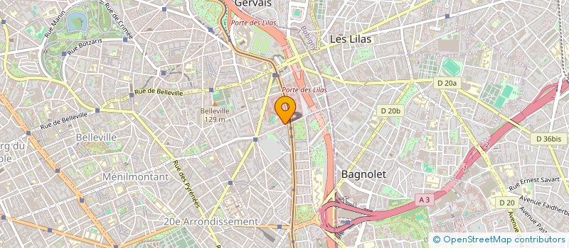 localisation de l'entreprise MONSIEUR CLAUDE MARTI  PARIS