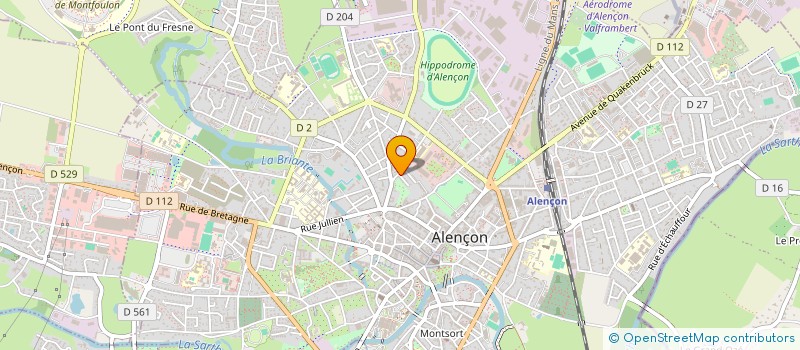 localisation de l'entreprise MONSIEUR CLAUDE MARTIN à ALENCON