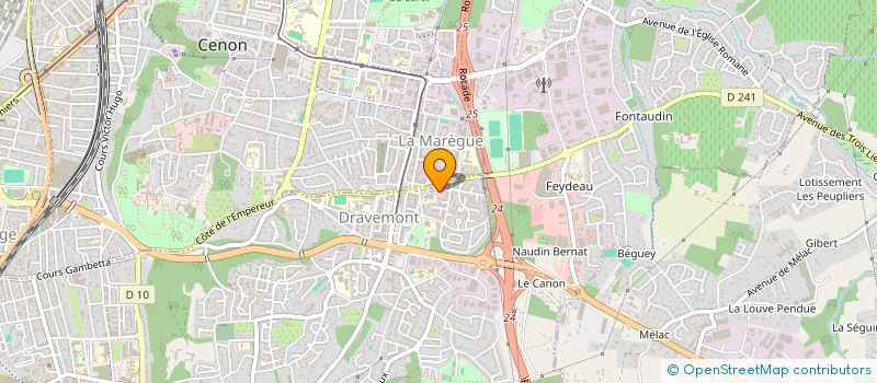 localisation de l'entreprise MONSIEUR CLAUDE MARTIN à FLOIRAC