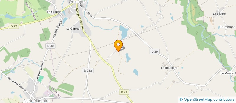 localisation de l'entreprise MONSIEUR CLAUDE MARTIN à ORSENNES