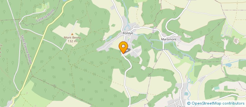 localisation de l'entreprise MONSIEUR CLAUDE MARTIN  SAINT-ETIENNE-ROILAYE