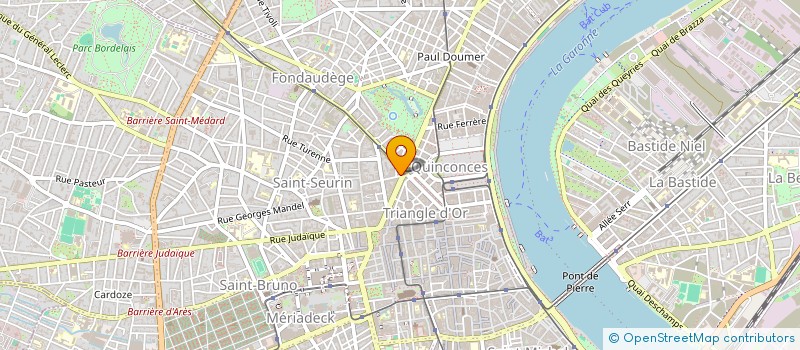 localisation de l'entreprise MONSIEUR CLAUDE MARTIN  BORDEAUX