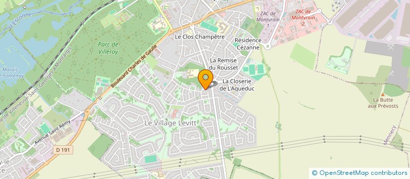 localisation de l'entreprise MONSIEUR CLAUDE MARTIN à MENNECY