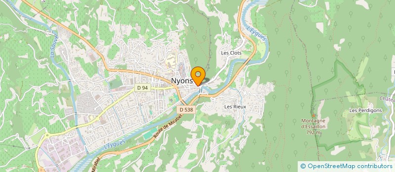 localisation de l'entreprise MONSIEUR CLAUDE MARTIN à NYONS