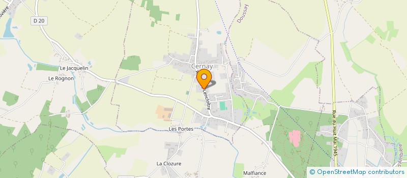 localisation de l'entreprise MONSIEUR CLAUDE MARTINET  SCORBE-CLAIRVAUX