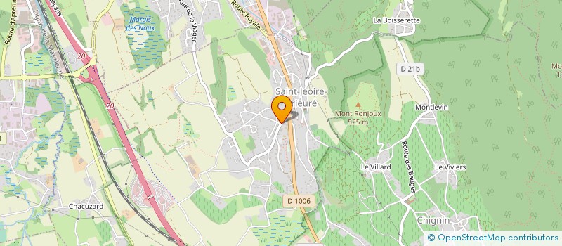 localisation de l'entreprise MONSIEUR CLAUDE MARTINEZ  SAINT-JEOIRE-PRIEURE