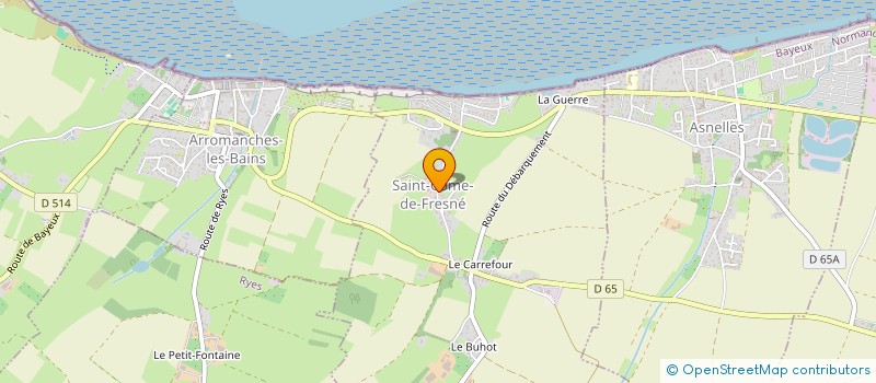 localisation de l'entreprise MONSIEUR CLAUDE MARTRAGNY  SAINT-COME-DE-FRESNE