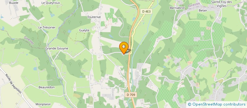 localisation de l'entreprise MONSIEUR CLAUDE MARTY à BERGERAC