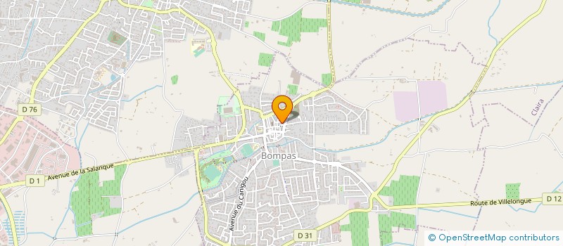 localisation de l'entreprise MONSIEUR CLAUDE MARTY  BOMPAS