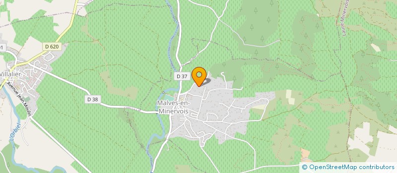 localisation de l'entreprise MONSIEUR CLAUDE MARTY  MALVES-EN-MINERVOIS