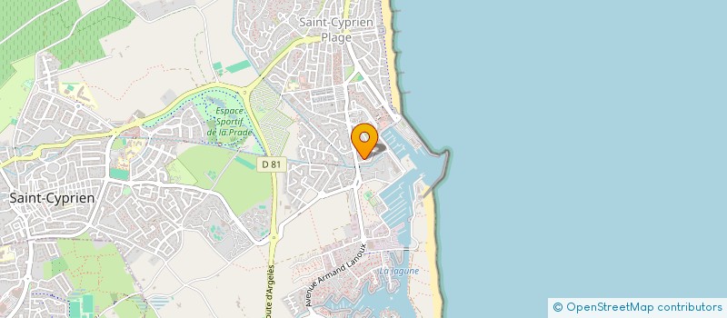 localisation de l'entreprise MONSIEUR CLAUDE MARTY  SAINT-CYPRIEN