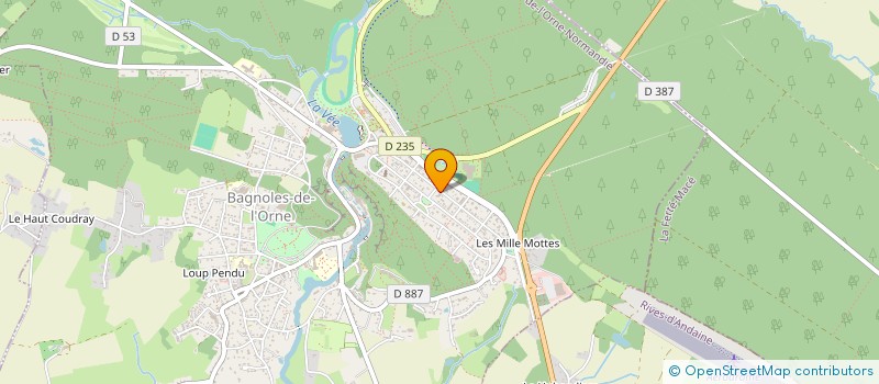 localisation de l'entreprise MONSIEUR CLAUDE MASSERON à BAGNOLES-DE-L'ORNE-NORMANDIE